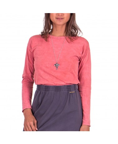 BLUSA MANGA LONGA MARMORIZADA